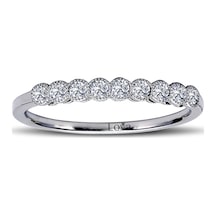Lova 0,27 Karat Pırlanta Yarımtur Yüzük - 1060097