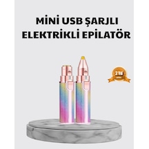 Mini Yüz Ve Kaş Epilatörü 8000 Rpm Güçlü Motor Ve Paslanmaz Çelik Başlık Mh-hs4304-6178