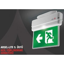 Arsel Dali-Arselite Ae-1223-S-Dali Sıva Üstü Led'Li Acil Çıkış Yö