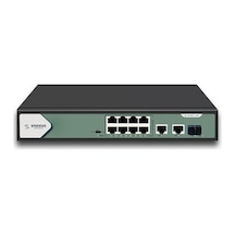 Snexus Networks Sn-es1300-10fp 8 X 10/100 Poe Port + 2 X 10/100/1000m Rj45 Uplink Port + 1 X Sfp Fiber Port 120 Watt Poe Switch
