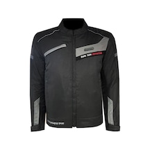 Motoanl Motosiklet Montu Kısa 4 Mevsim Hörgüçlü Full Korumalı Maxdura Güçlendirilmiş Kumaş Motor Mont Siyah