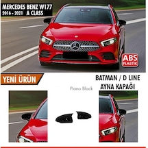 Ebal Otomotiv Mercedes W177 Batman Yarasa Ayna Kapağı Piano Black 2018-2021