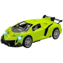 Şarjlı, Kumandalı Spor Lamborghini, Farları Yanar- Kapısı Açılır Spor Araba 1:18 001