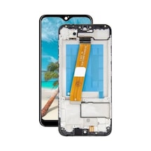 Samsung A01 Ekran Dokunmatik Çıtalı Srv Siyah
