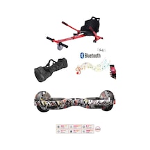 Citymate Elektrikli Kaykay Hoverboard Akıllı Denge 6.5 Inch + Hoverkart + Çanta Extrem Paket D14