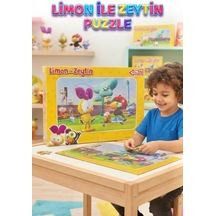 Limon İle Zeytin Maceraları: 35 Parçalı Eğitici Puzzle Sevilen Karakterler İle Eğlenceli Zeka Oyunu