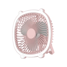 Suntek Masa Vantilatörü Mutfak Ev Ofis Sessiz Çalışma Pembe