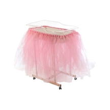 Hastane Küvöz Eteği. Kristal Tüllü. 16 M2. Pembe