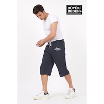Superlife Süperlife Erkek Büyük Beden Unified Collective Baskılı Standart &regular Kalıp Şort Spr25bsr088 Füme