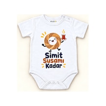 Babylimon Simit Susamı Kadar Beyaz Kısa Kollu Çıtçıtlı Bebek Zıbını Beyaz - Simit Susamı Kadar - 928161966 Beyaz - Simit Susamı Kadar