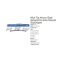 Silecek Süpürgesi Muz Tipi Audı: A1 Hb 8 1,8xk 2010-2018 A4 Avant 8w5,b9 2015 A4 Allroad 8wh,b9 2016 Q5 Fyb 2016 Q7 4mb 2015 Porsche: Cayenne 92a 2010 Vw: Touareg 2010-2018 14 İnch 350 Mm
