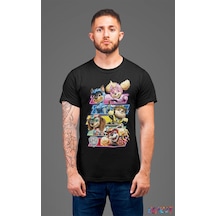 Bumeta Paw Petrol Paw All Karakter Characters Unisex Tişört T-shirt Siyah