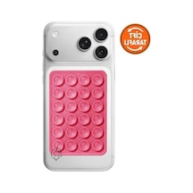 Çift Taraflı Silikon Vantuzlu Telefon Tutucu, Ahtapot Tasarım, Şeker Pembe