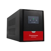 Andespower Ups1200va 1200va 12v7.5ahx2 Ups Kesintisiz Güç Kaynağı Line - İnteraktif