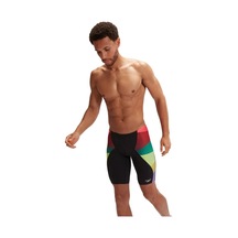 Speedo Placement Digital V-cut Jammer Erkek Yüzücü Mayosu Çok Renkli
