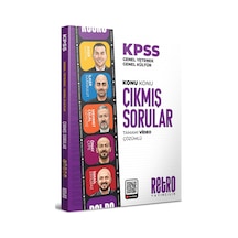 8 Yıl Kpss Genel Yetenek Genel Kültür 5yüz Çıkmış Sorular Konu Konu Çözümlü Retro Yayınları