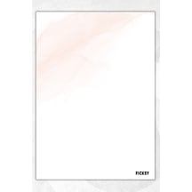 A5 Bloknot Çizgisiz Defter - 50 Yaprak - Memopad - Notepad - Not Defteri - Not Kağıdı - 1190 Çok Renkli