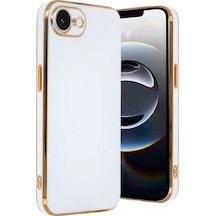 Newface Apple Apple iPhone Uyumlu  16e Kılıf Volet Silikon - Beyaz
