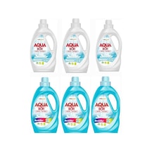 Aquabor Sıvı Çamaşır Deterjanı Beyazlar İçin 3 Adet 99 Yıkama+ Renkliler İçin 3 Adet 99 Yıkama 83049825