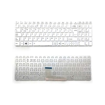 Toshiba Uyumlu Satellite L55T-B Klavye - Türkçe Beyaz