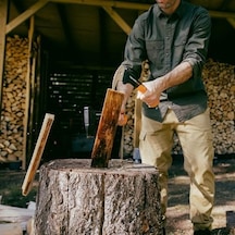 Woodxpert Zapa Xa2, Uzunluk: 34,8 Cm, Sertleştirilmiş Çelik Bıçak/fiberglas Saplı Güçlendirilmiş Sentetik Malzeme, Koruyucu Kılıf Dahil, Siyah/turuncu, 1003622