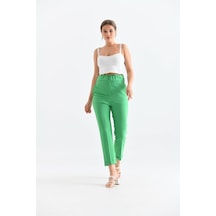 Ftz Women Kadın Douable Crep Benetton-benetton Yeşil