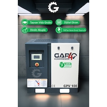 Gap Kompresör İnvertörlü Vidalı Hava Kompresörü 10 HP Tek Makine GPV10e