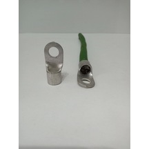 2ga Yalıtımsız Amfi Kablo Ucu - Akü Ve Şase İçin 2 Ga Amfi Güç Kablosu Ucu 35mm - 1 Adet