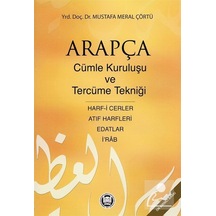 Arapçada Cümle Kuruluşu ve Tercüme Tekniği- M. Ü. İlahiyat Fakültesi Vakfı Yayı