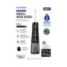 Şarjlı Ağız Duşu Diş Bakım Cihazı 4 Modlu Diş Arası Temizleyici 320ml 5 Başlıklı 1500 Mah Kablosuz
