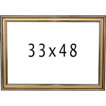 Avukatlık Ruhsatname Çerçevesi - 33x48cm Gold-siyah
