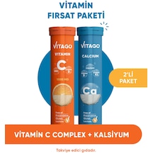 Vitago Vitamin C Kalsiyum. 20 Efervesan Tablet