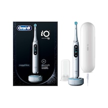 Oral-b Io 10 Şarjlı Diş Fırçası Stardust Beyaz Orta Sertlikte Fırça Kılı İle Ultrasonik Temizlik