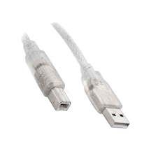 Usb Yazici Kablosu 5 Mt 2.0 Şeffaf Sl-U2005 Ac-Up05