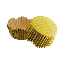 Cupcake Kalıbı Pet Kapsül Dalgalı Kek Kalıbı 65X38 Mm 100 Adet N11.1100