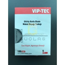 Viptec Dar Maket Bıçağı Yedeği - Ucu 10'Lu Paket 100 Adet