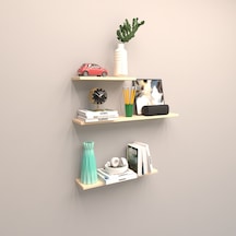 Rafkestir 3 Lü Raf Set ( 60 - 50 - 40 ) Akçaağaç ( Mat )