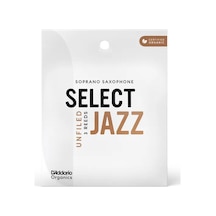 D'addario Orrs03ssx3s Organic Select Jazz Unfiled Soprano Saksafon Kamışı No: 3 Soft Profesyonel/caz - 3'lü Paket Kimyasalsız Organik Tarım Sertifikalı, Üstün Projeksiyon Ve Net Caz Tınısı
