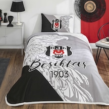 Taç Lisanslı Beşiktaş Since 1903 Pamuk Tek Kişilik Pike Takımı 000000001000051379 Çok Renkli