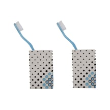 Bosphorus 2 Adet Diş Firçalik Ve Macunluk Puanli Poliresin 6x6x10cm 200ml Banyo Seti Çok Renkli