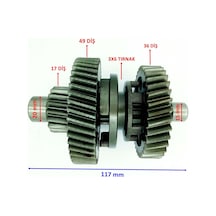 CAZADOR KUBA ELAND ATV HUSKY ŞANZUMAN DİŞLİSİ KOMPLE 36*49*17