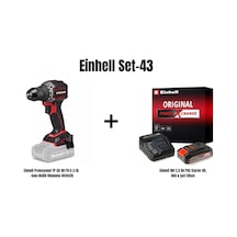 Einhell Set-43 Einhell Profesyonel Tp-cd 18/70-c Li Blakülü Vidalama+einhell 18v 2,5 Ah Pxc Starter Kit, Akü & Şarj Cihazı