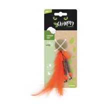 M-pets Charmy Bugbear Catnipli Tüylü Top Kedi Oyuncağı 11.5 Cm Turuncu