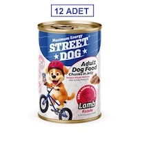 Street Dog Chunks İn Jelly Kuzu Etli Köpek Konserve 400gr 12li