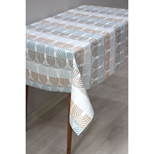 Astarlı Silinebilir Pvc Muşamba Masa Örtüsü 206-a-mavi
