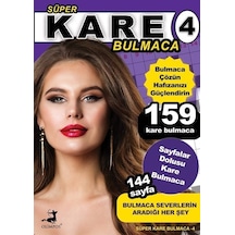 Süper Kare Bulmaca - 4 - Bertan Kodamanoğlu - Olimpos Yayınları