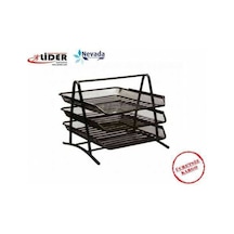 Evrak Rafı Metal 3 Katlı