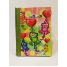Gıpta Maxima 12x17 Dikişli Sert Kapak 160 Yp. Çizgili Çok Renkli