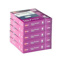 Two-pocket Klasör, Koyu Mavi, Fall 5 Adet 5 Boxes
