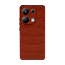 Redmi Note 13 Pro 4g Kılıf Bibercas Silikon Kapak - Kırmızı Bz8683140780319